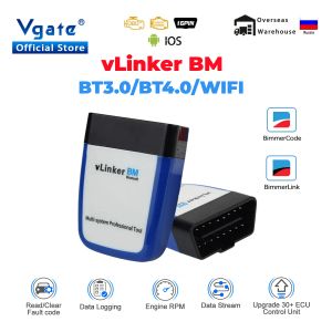 Vgate vlinker bm elm327 para scanner bmw wifi bluetooth 4.0 obd2 obd 2 carros de diagnóstico de carro