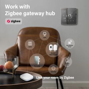 BEOK Smart Zigbee Termostato WiFi Caldaia a gas Riscaldamento Il regolatore della temperatura Tuya funziona con Yandex Alice Alexa Google Home