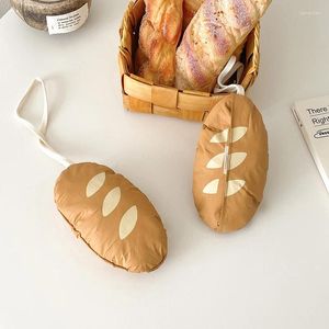 Depolama Çantaları Katlanabilir Alışveriş Çantası Karikatür Taşınabilir Büyük Kapasiteli Ekmek Hafif Yeniden Kullanılabilir