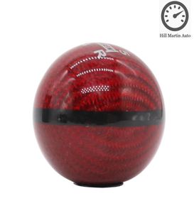 Universal Genuine Carbon Fiber Mugen 5 6 Speed Manual Automatic Spherical Gear Shift Knob for Honda Acura5619815