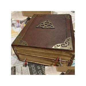Decorative Objects Figurines Charmed Book Of Shadows Green Journal Er Bound Blank And Lined 350 Pages Spell Record Spellbook Vinta Dhxwt