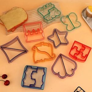 Baking Tools 13/3/4/6pcs DIY Sandwiches Cutter Moulds Bread Biscuits Cutting Mold Sandwich Cookie Maker Cute Shape Bento Lunch Boxes For