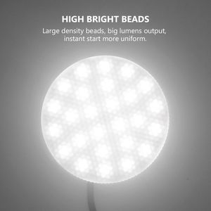 GX53 LED lamba 5W 7W 9W 12W 15W 18W Spotlight SMD2835 LED Işık AC 110V 220V 240V Sıcak Beyaz LED ampul AC 85-265V