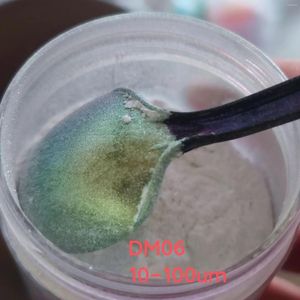 Paznokcie brokat 25G Opalizujący biały kameleon kolor zmienia się pigment pigment meka w proszku
