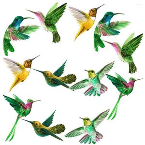 Window Stickers 2 Set Anti-Bird Cling for Living Room DIY Windows Sun Catcher Decal Nail Delicate Decorate Glass Clangs