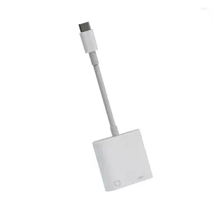 Spoons Type C OTG Ethernet Adapter USB To RJ45 LAN Wired Network Converter 100Mbs For Mobile Phone Tablet