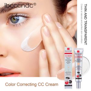 Cremes de base cosméticos corretivo facial maquiagem média luz cor escondendo manchas cc creme clareamento da pele conjunto suprimentos 1 peça