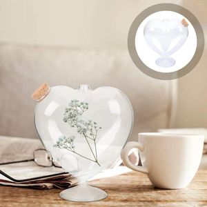 Vases Wedding Decorations Wishing Bottle Heart Shaped Containers Transparent Landscape Globe Jars Origami Craft Child