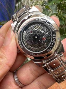 Tiktok Kwai Canlı Yayın Sahte Mekanik İzle Çift Takvim Aydınlık Kuvars İzle Döviz Out Tourbillon Mens Watch