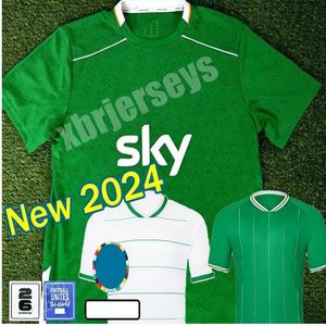 FERGUSON 2024 Maglia da calcio Irlanda Euro Cup OBAFEMI Away Irlanda Nazionale Speciale 24 25 Maglie da calcio ROBINSON BROWNE BRADY Uomo Bambini Retro 1994 88 90 92 96 97 02 03