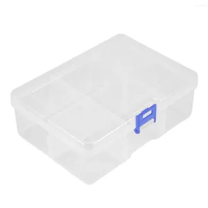 Кухонное хранилище, 6 съемных пластиковых коробок для ювелирных изделий/серьг/инструментов, контейнер-органайзер