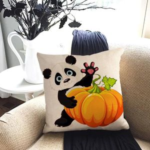 Pillow Halloween Pumpkin Series Linen Case Cover Decoration To Enhance The S Pillows Decorative Throw