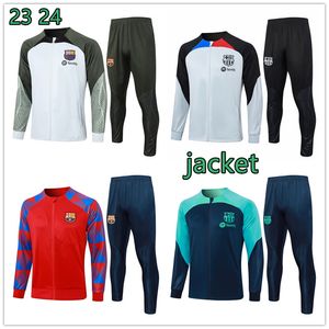 2023 2024 Ansu Fati Camisetas Football Tracksuit 23 24 NOWOŚĆ KURTERA DOROSOWA BARCELONY Lewandowski F.De Jong Half Pull Hoodie Training Suit Chandal Futbol