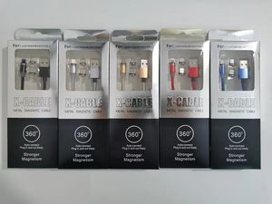 USB C Круглый магнитный кабель для быстрой зарядки Android Micro USB Type C Плетеный зарядный шнур Зарядное устройство для Samsung s8 LG с упаковкой