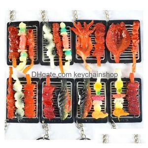 Klasyna Smycy 2pcs Grilla Skewer Klawka Teppanyaki Food Toy Mode