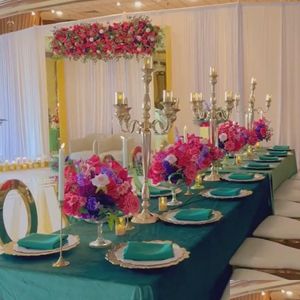 Other Event Party Supplies No Candle Cup Includingdecoration Gold Cylinder Flower Stand Center Pieces Table 5 Arms Candelabra Centrepi Dhrxv