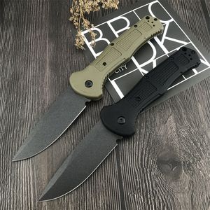 BM 9070/9070SBK CLAYMORE AUTO FOLDING KNIFE 3.6 '' CPM-D2コバルトブラックブレードレンジャーグリーングリーンハンドルマルチツールハンティングサバイバルキャンプナイフ15535 3300