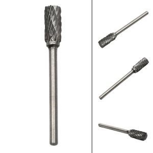 1pc 3x6mm SHANK TUNGSTEN Karbür Freze Kesici Çörekler Döner Alet Matkap Kalıp Elektrikli Taşlama Bit Çift Kesici