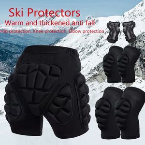 Ski Hip Protector Pants Fall Prevention Butt Roller Skating Ice Scooter Sports Childrens Protective Gear Knee Elbow Wrist Pads 240315