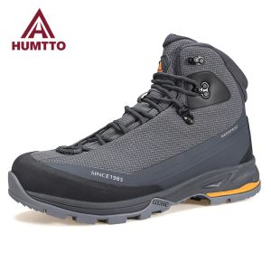 Shoes Humtto Hiking Shoes for Men Winter Waterproof Sports Climbing Trekking Boots Mens Designer Outdoor Safety Sneakers Male