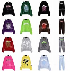 Designer Hoodie Men's Young Mob Men's and Women's Hoodie High Quality Foam Print Spiderweb Graphic Sweatshirt Pullover Tracksuit