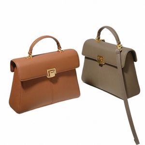 Itamood oryginalna skórzana torebka torebka crossbody z luksusową designerką fliczną i wszechstronną torbę na ramię z paskiem Q3NG#