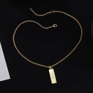 Золотое дизайнерское ожерелье G Ювелирные изделия Серьги Модное ожерелье Подарок