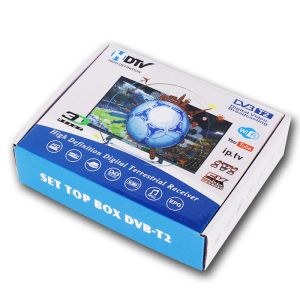 HD Dijital Decoder DVB T2 TV Tuner Desteği H.264 1080p Karasal Alıcı Desteği WiFi DVB-C TV Tuner DVB-T2 Set Üst Kutusu