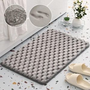 Tappetini da bagno Tappeto Memory Pad per la casa Zerbino assorbente Tappetino Decor Tappetino in schiuma Cucina Bagno Cotone per WC antiscivolo