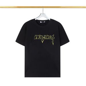 Herr designer t-shirt mode casual street gata herrar och kvinnor t-shirt alfabetet tryck kort ärm bästsäljande lyxiga mäns hip hop semesterkläder storlek S-XL P10