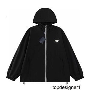 Дизайнерская трехугольная эмблема семьи P, весенне-летняя повседневная свободная куртка с капюшоном, ветровка с буквой семьи P, стиль унисекс X4AN
