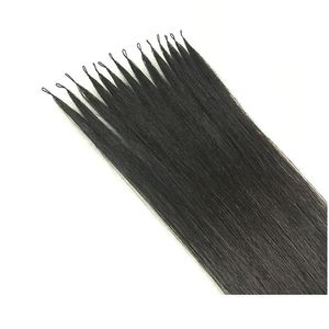 Pre-Bonded Hair Extensions New Miniature Cloghet Small Circle Feathers Line Extension Unprocessed High Quality 100 Real Wholesale Drop Dhdtu