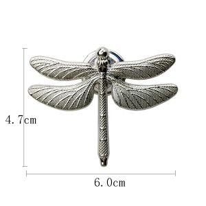 Dragonfly Shape Zinc Alloy Furniture Handle Door Cabinets Knobs For Children Room Furniture Decor Dragonfly Cabinet Pulls