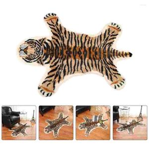 Mattor mode tiger matta dekor söta djur dörr mattor polyakrylonitril fiber (akryl) hemgolvdyna