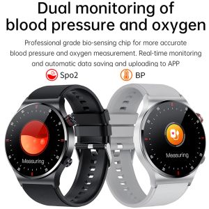 QW33 ECG+PPG Bluetooth Call Smart Watch 2022 New Men 1.28"IPS Screen Waterproof Sport Watch Health Tracker Men Smartwatch