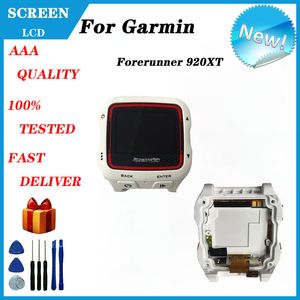 Original Komplett LCD -skärmdisplay för Garmin Forerunner 920XT 920 XT GPS Titta på Original Reparationsdelar Byte av LCD -skärm