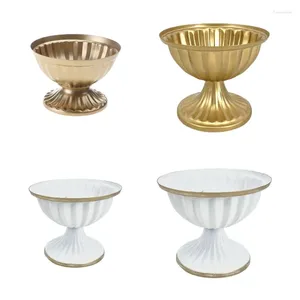 Vases European Metal Vase Plant Pots Planter Flower Table Dried Home Centerpieces For Wedding Party Office Dropship