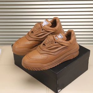 المدربون المصممون رجال أحذية Odissea Sneakers Women Trainer Platform Sneaker Calfskin Trainer Rubber Trainers Swice Casua Size 35-45 3.20 18