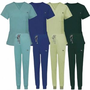 wholesale Operating Room Hospital Working Scrubs Set Medical Uniform Scrubs Medical Supplies Nurse Dental Surgery Suit Workwear t2QP#