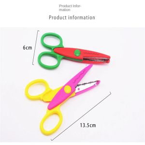 Curved Edges Safety Scissors Portable Hand Scissors Universal Household Childrens Scissors Accessories Tools Plastic Binding