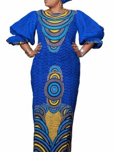 Plus Size VONDA Bohemian Women stampato Maxi Dr oversize Summer Puff Sleeve Party Sundr allentato casual Vintage Lg Vestidos x5oV #