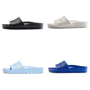 Kvinnors designer tofflor mode sommarsandaler toppkvalitet glider utkläder toffel fritid semester strand pool sandal mörk svart panda vit platt plattformskor