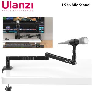 Уланзи LS26 Низкоуровневый микрофон на рабочем столе настольная микрофонная микрофон регулируемая зажим