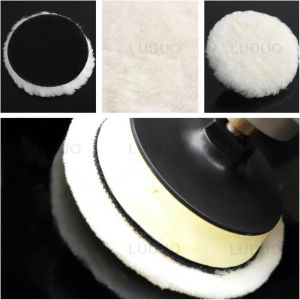 Car Polishing Pad Kit Soft Wool Sponge Pad for Auto Beauty Waxing Polishing Disc Detailing Cleaning Paint Care 7/6/5/4/3inch