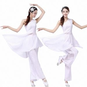 Performance Costume Dr Modern Dancing Dr Han Elements Off-Shoulder White Elegant Dr G8BG#