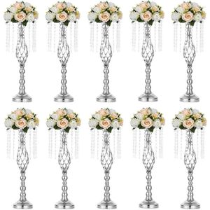 Vasi Composizioni di fiori da 20 pollici Espositore per stand per cavi stradali T-Stage Outdoor Seaside Wedding Freight Free Vaso Decorazione della casa