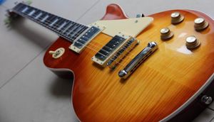 Ny ankomst LPSTANDARD Electric Guitar gjord av mahogny i Honey Burst Sunburst 1301162139419