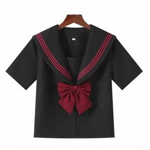 spódnice anime college'u mundur cosplay garnitur japoński klasa studencka czarny prawosławny marynarz dziewczyna top koreańska szkoła Q3ca#