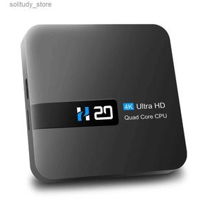 Set Üst Kutu 4K Yüksek tanımlı Medya Oyuncusu Ses Asistanı Android 10.0 3D Player Surround Sound Home için Uygun Akıllı TV Kutusu