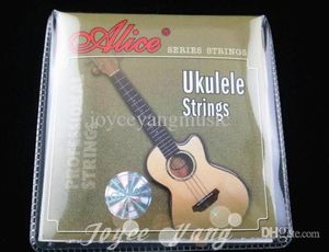 Alice AU02 Cordas de Nylon Pretas Cordas para Ukulele 1ª4ª Cordas Inteiras7549033